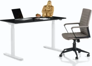 Työpöydät>KARE Design Office Smart White Black Toimistopöytä, Työpöytä 140x70cm