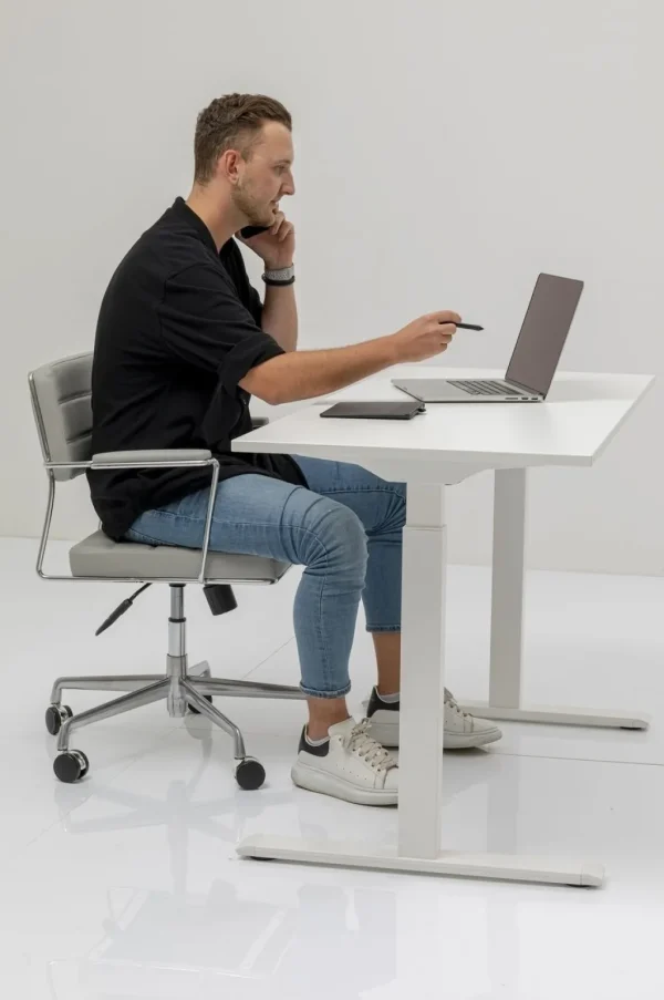 Työpöydät>KARE Design Office Smart White White Toimistopöytä, Työpöytä 120x60cm