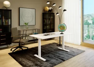 Työpöydät>KARE Design Office Smart White White Toimistopöytä, Työpöytä 120x60cm