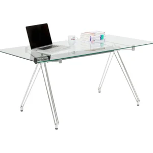 Työpöydät>KARE Design Officia Työpöytä, Toimistopöytä - Temperoitu Lasi, 160x80 Cm