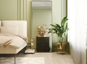 Peilit>KARE Design Ombra Soft Peili, Musta 200x80cm