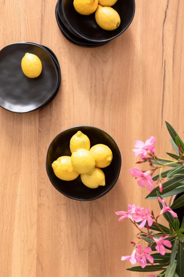 Lautaset>KARE Design Organic Black Lautanen Ø20cm
