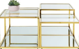 Sohvapöydät>KARE Design Orion Sohvapöytä, Kulta (4/Setti)