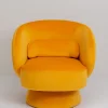 Nojatuolit>KARE Design Orion Yellow Pyörivä Nojatuoli, Keltainen