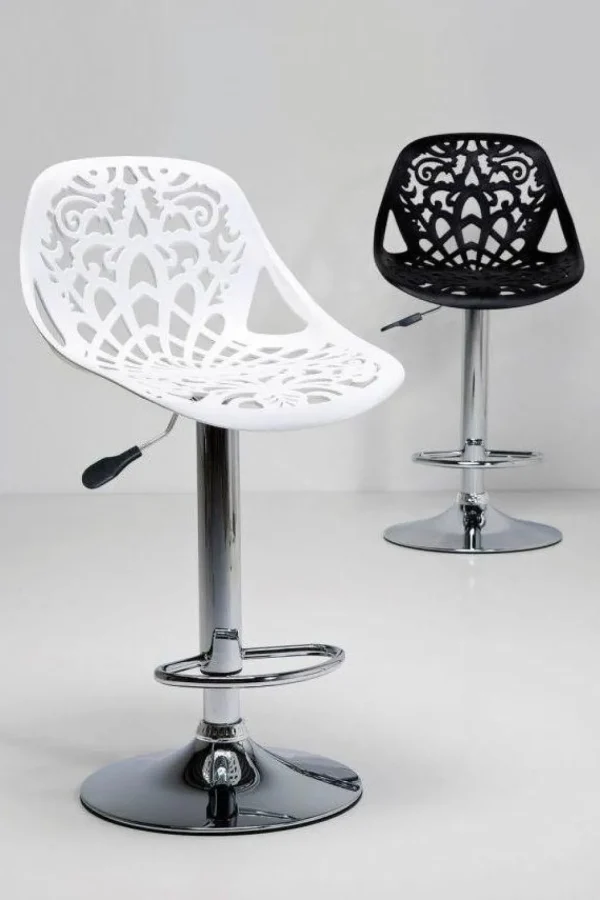 Baarituolit>KARE Design Ornament Baarituoli, Valkoinen