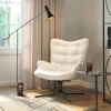 Nojatuolit>KARE Design Oscar Boucle Kääntyvä Nojatuoli, Kermanvärinen
