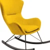 Olohuone | Nojatuolit>KARE Design Oslo Keinutuoli, Keltainen