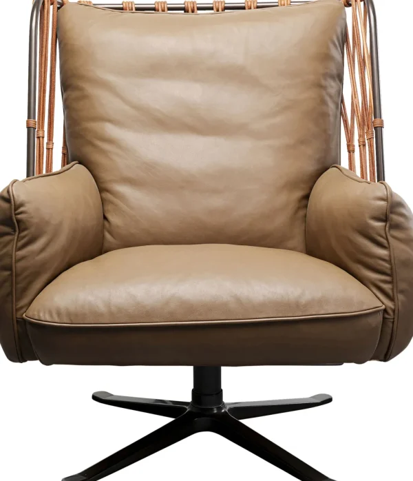 Nojatuolit>KARE Design Paradiso Kääntyvä Nojatuoli Ruskea