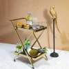Jalalliset Koriste-Esineet>KARE Design Parrot Papukaija Jalallinen Koriste-esine, Kulta 116cm