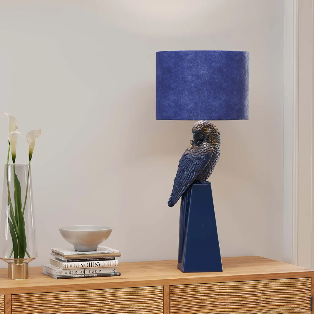 parrot_papukaija_pytvalaisin_sininen_cm_0.webp Pöytävalaisimet>KARE Design Parrot, Papukaija Pöytävalaisin, Sininen 84cm