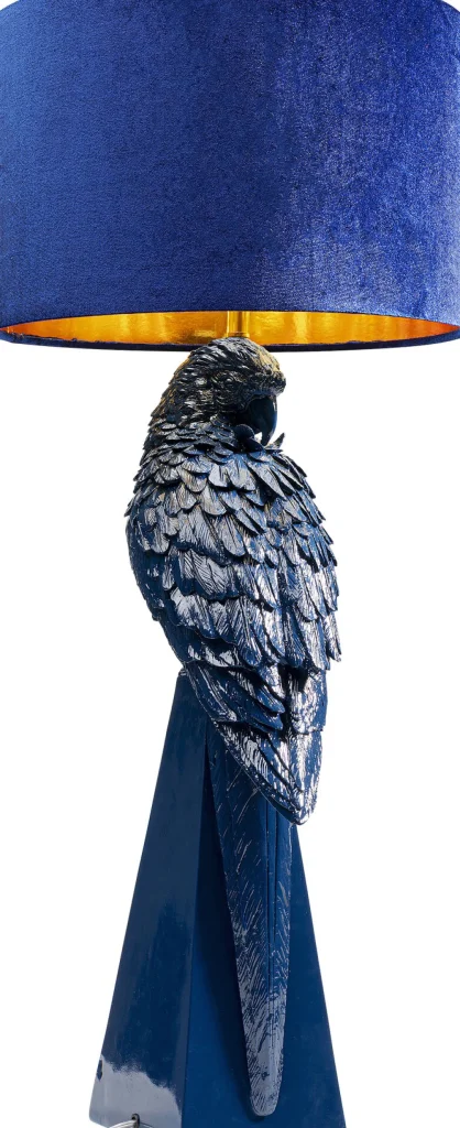 Pöytävalaisimet>KARE Design Parrot, Papukaija Pöytävalaisin, Sininen 84cm