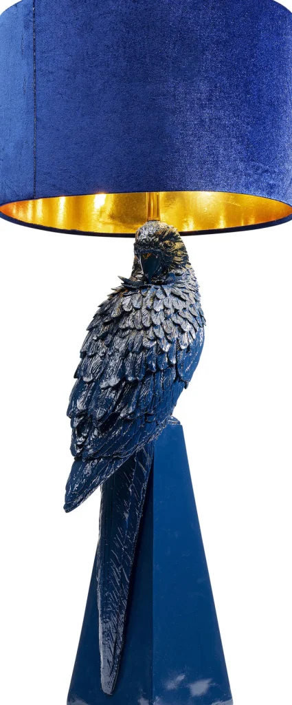 Pöytävalaisimet>KARE Design Parrot, Papukaija Pöytävalaisin, Sininen 84cm