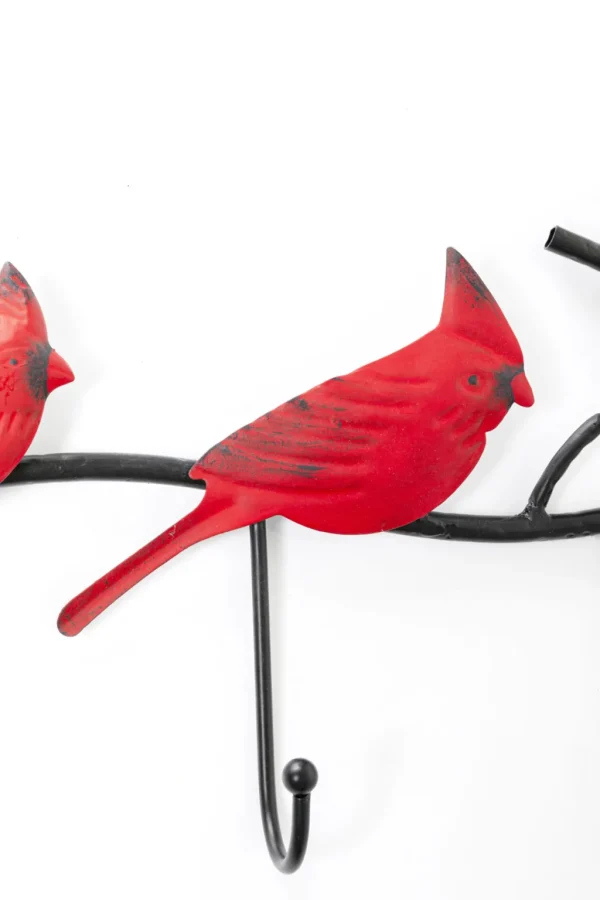 Seinänaulakot>KARE Design Parrots Papukaijat Seinänaulakko, Puna-musta 72cm