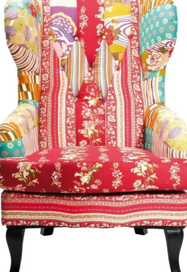 Nojatuolit>KARE Design Patchwork Nojatuoli, Punainen