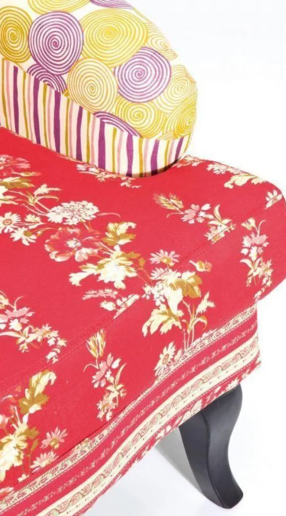 Nojatuolit>KARE Design Patchwork Nojatuoli, Punainen