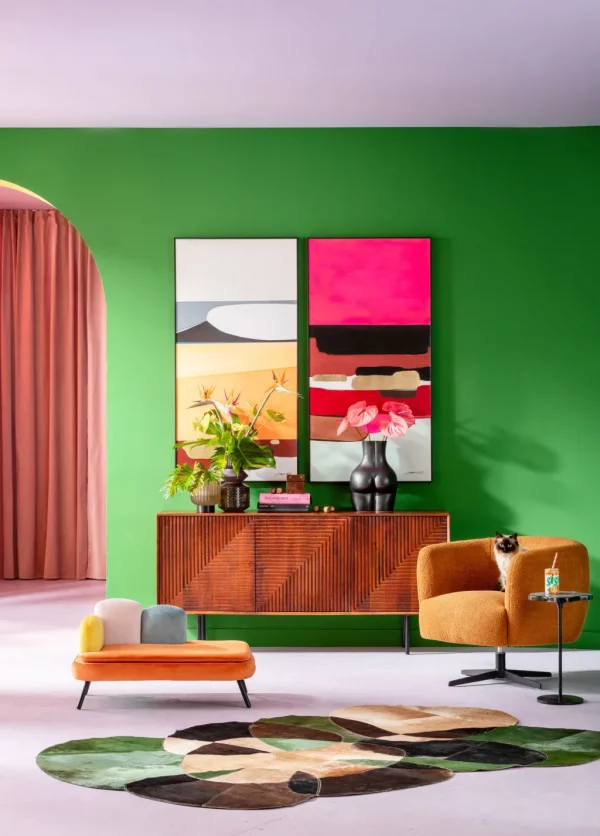 Nojatuolit>KARE Design Peony Fuzzy 360 Kääntyvä Nojatuoli, Teddykarva, Ruskea