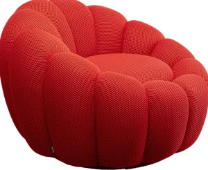 Nojatuolit>KARE Design Peppo Bloom Kääntyvä Nojatuoli Punainen