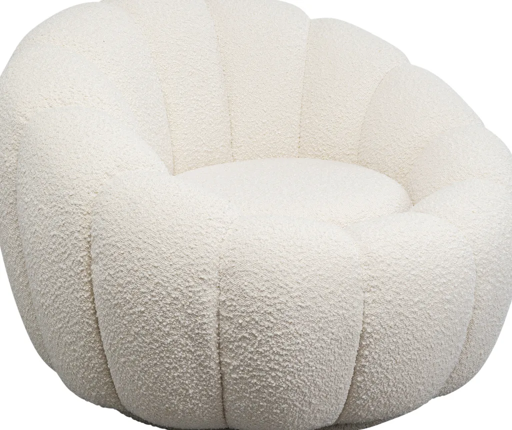 peppo_bloom_kntyv_nojatuoli_valkoinen_1.webp Nojatuolit>KARE Design Peppo Bloom Kääntyvä Nojatuoli Valkoinen