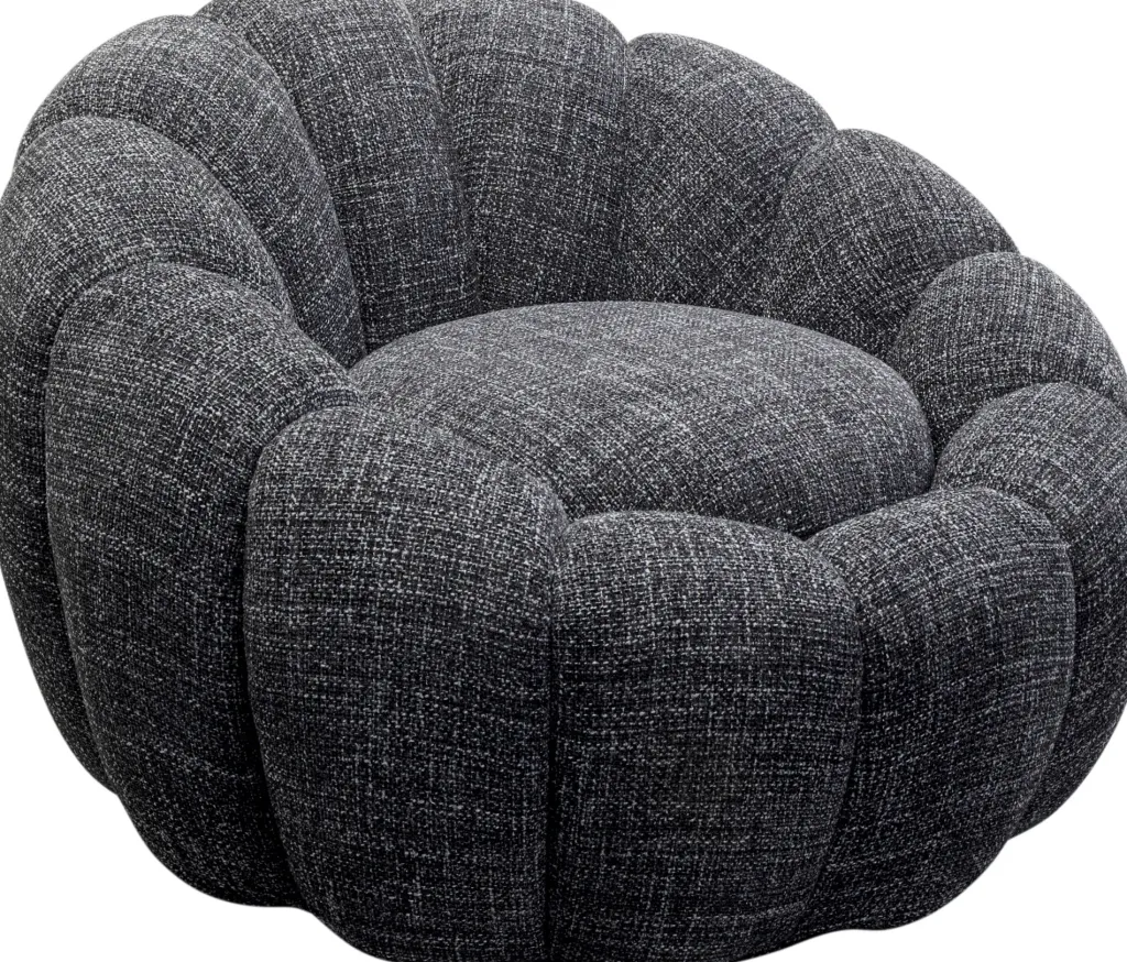 peppo_bloom_melange_kntyv_nojatuoli_musta_0.webp Olohuone | Nojatuolit>KARE Design Peppo Bloom Melange Kääntyvä Nojatuoli Musta