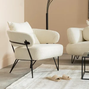 Olohuone | Nojatuolit>KARE Design Peppo Nojatuoli, Valkoinen