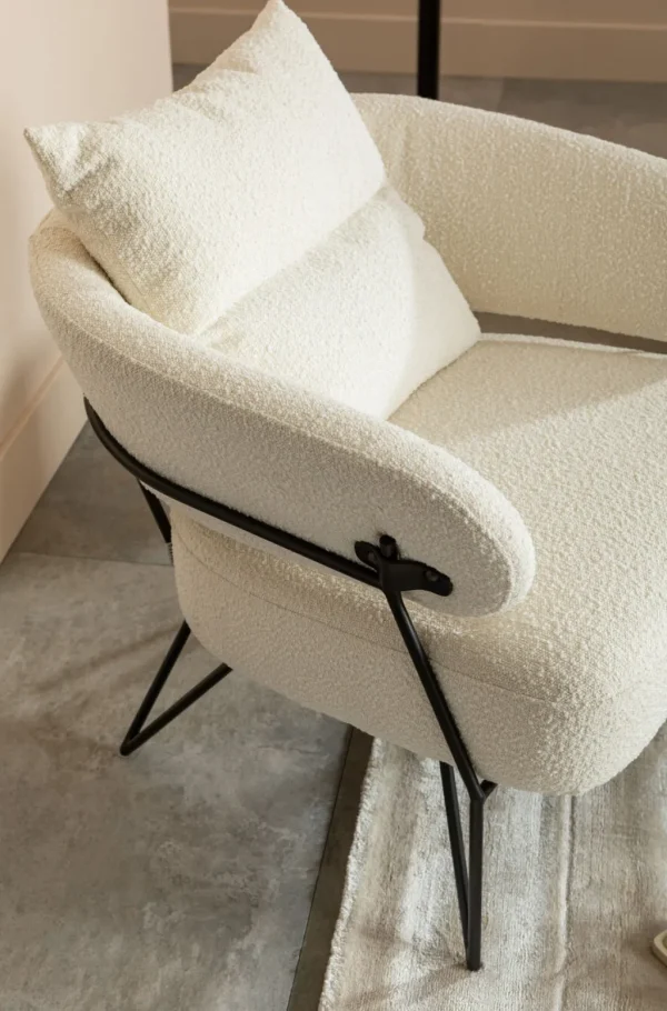 Olohuone | Nojatuolit>KARE Design Peppo Nojatuoli, Valkoinen