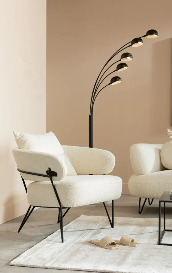 Olohuone | Nojatuolit>KARE Design Peppo Nojatuoli, Valkoinen