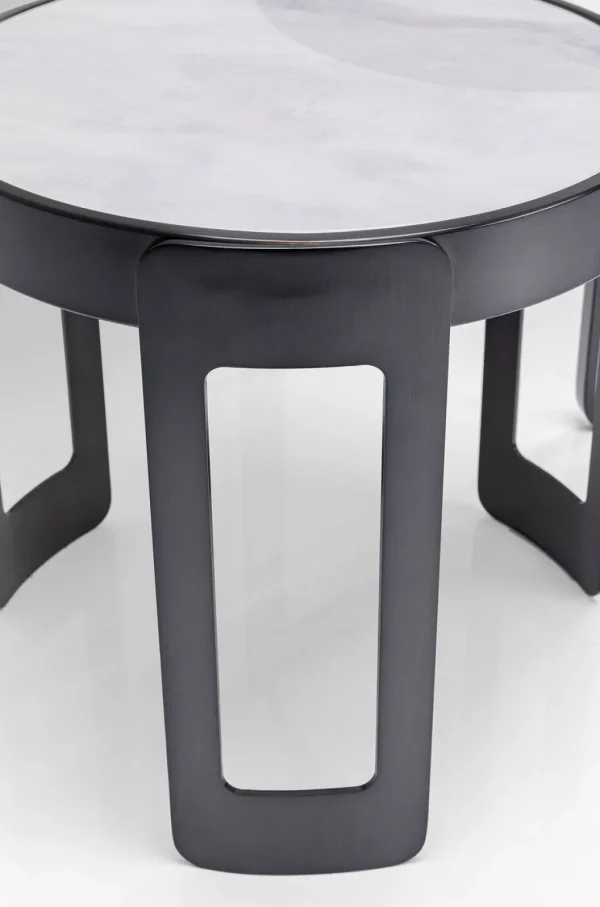 Sohvapöydät | Olohuone>KARE Design Perelli Sohvapöytä, Musta (3/Setti)