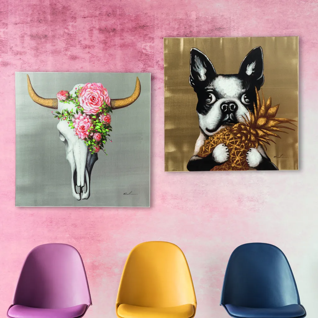 picture_touched_dog_with_pineapple_koira_taulu_kulta_xcm_0.webp Taulut | Olohuone>KARE Design Picture Touched Dog With Pineapple Koira Taulu, Kulta 80x80cm