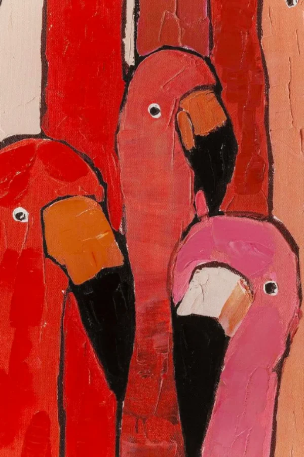 Taulut | Olohuone>KARE Design Picture Touched Flamingo Meeting Flamingo Taulu 90x120cm