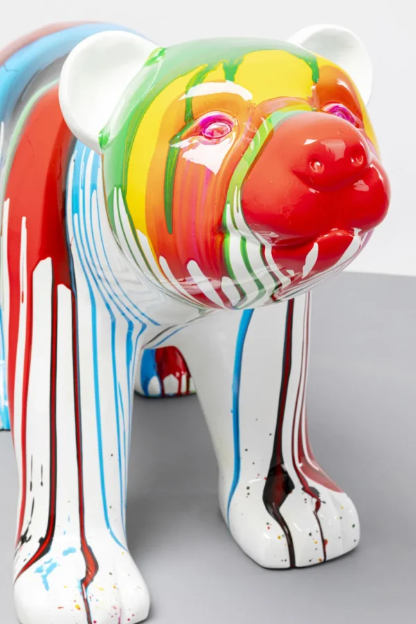 Jalalliset Koriste-Esineet>KARE Design Polar Bear Holi Jääkarhu Koriste-esine Värikäs 46cm