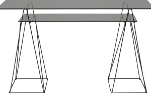 Pöydät>KARE Design Polar 8mm Lasilevyt Karaistu Lasi Savu 130x66
