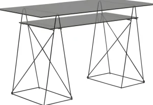 Pöydät>KARE Design Polar 8mm Lasilevyt Karaistu Lasi Savu 130x66