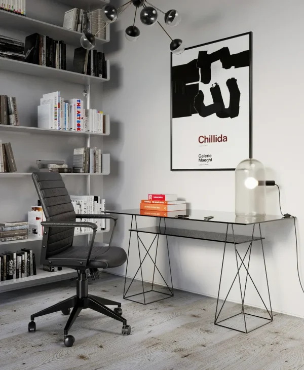 Työpöydät>KARE Design Polar Pöytä, Musta 8mm Temperoitu Lasi 135x65cm