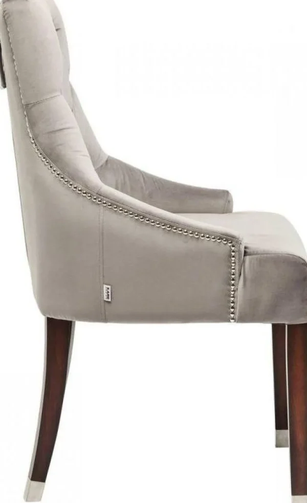 Tuolit>KARE Design Prince Velvet Tuoli Harmaa