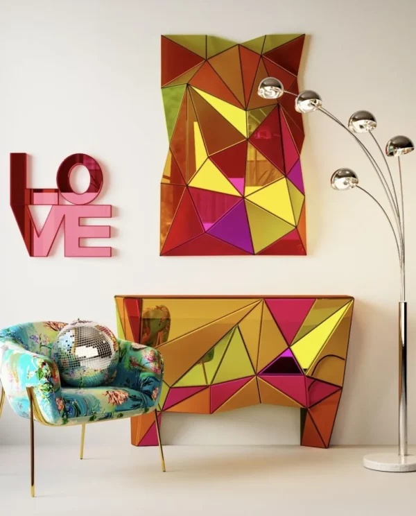 Peilit>KARE Design Prisma Colore Seinäpeili 80x120cm