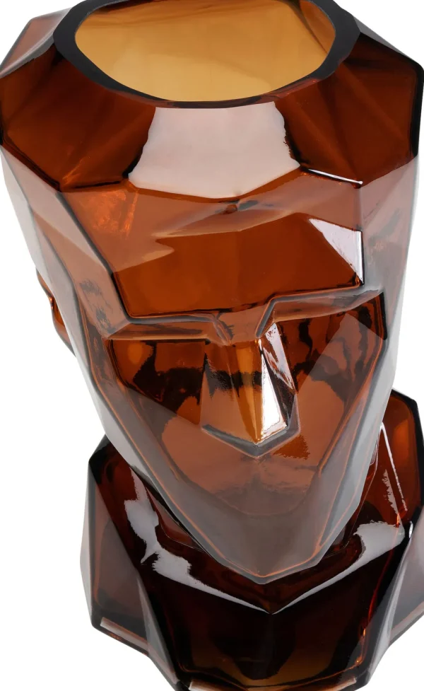 Maljakot | Olohuone>KARE Design Prisma Face Maljakko Ruskea 30cm