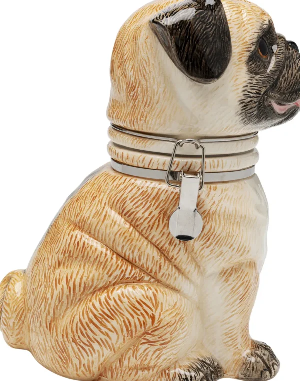 Purkit>KARE Design Pug Mopsi Koristepurkki 18cm
