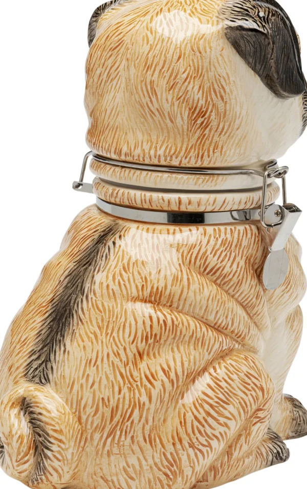 Purkit>KARE Design Pug Mopsi Koristepurkki 18cm