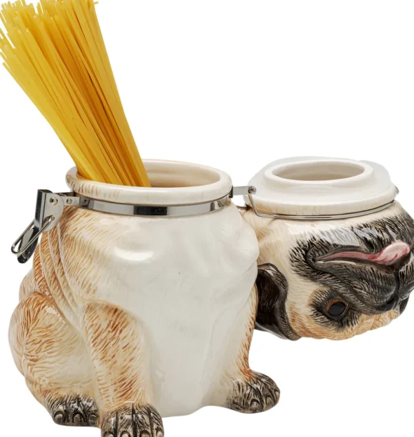 Purkit>KARE Design Pug Mopsi Koristepurkki 18cm