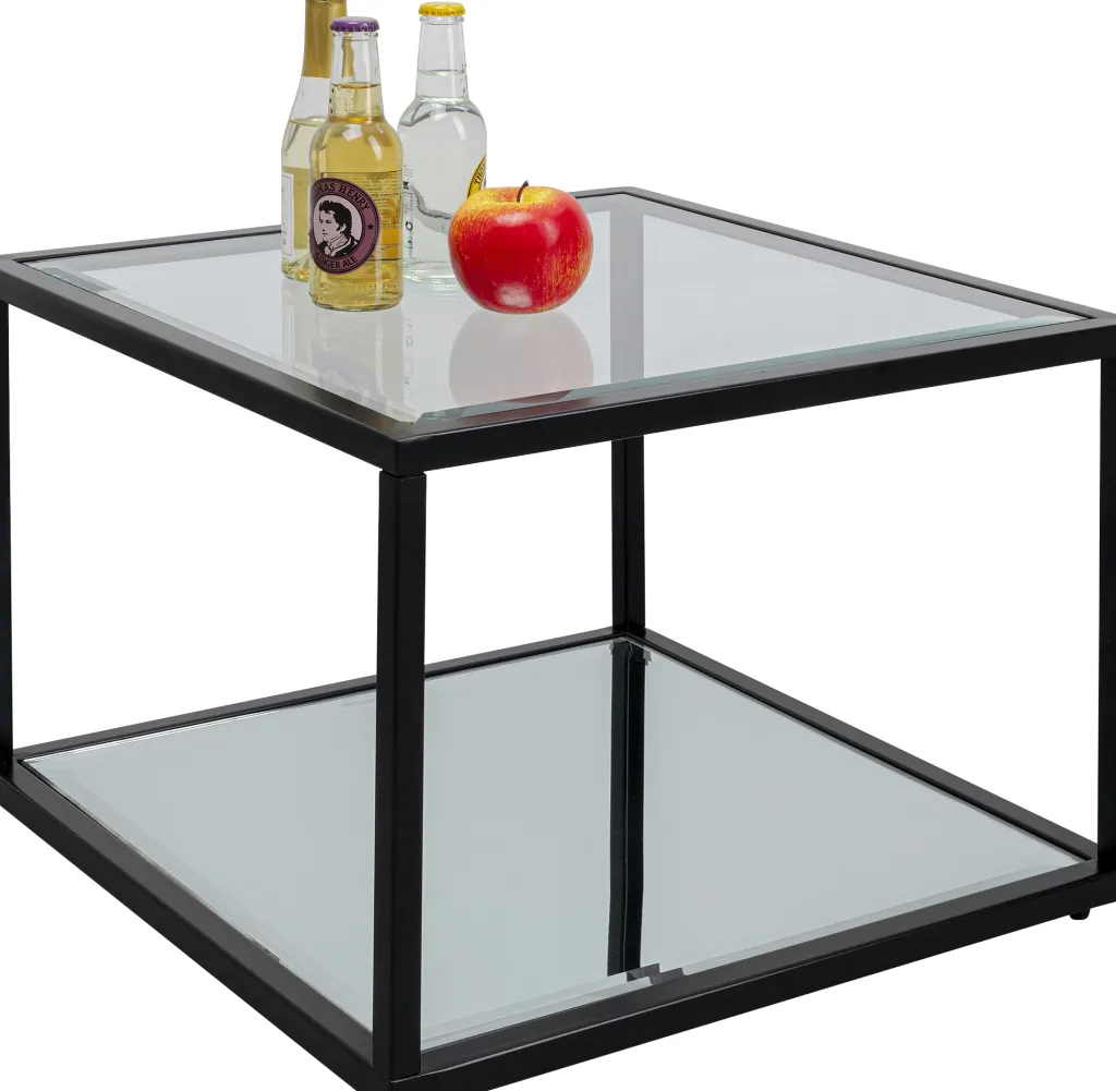 quadro_sivupyt_musta_xcm_3.webp Sohvapöydät>KARE Design Quadro Sivupöytä, Musta 50x50cm