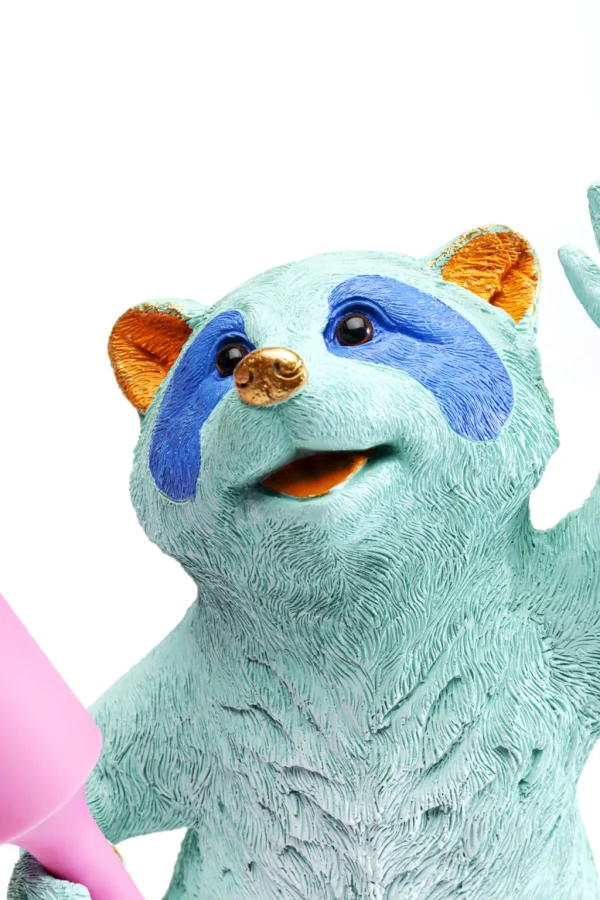 Pöytävalaisimet>KARE Design Racoon Pesukarhu Pöytävalaisin 31cm