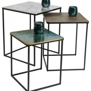 Sohvapöydät>KARE Design Ray Square Sivupöytä (3/Setti)