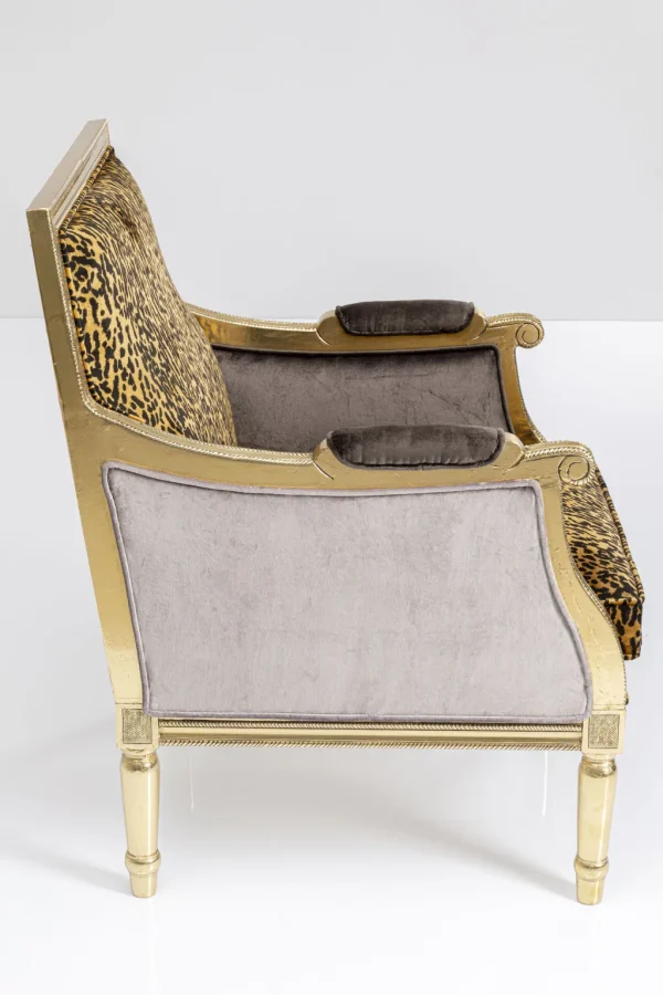 Olohuone | Nojatuolit>KARE Design Regency Leo Nojatuoli - Leopardikuvio, Kulta