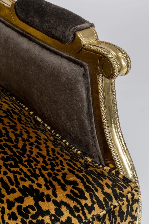 Olohuone | Nojatuolit>KARE Design Regency Leo Nojatuoli - Leopardikuvio, Kulta