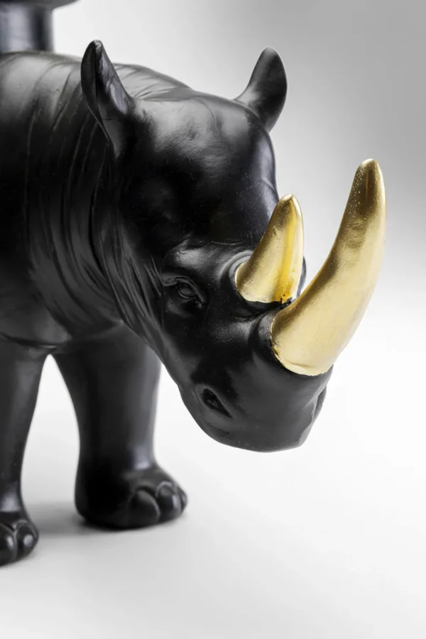 Koriste-Esineet>KARE Design Rhino Sarvikuono Koriste-esine Musta 41cm