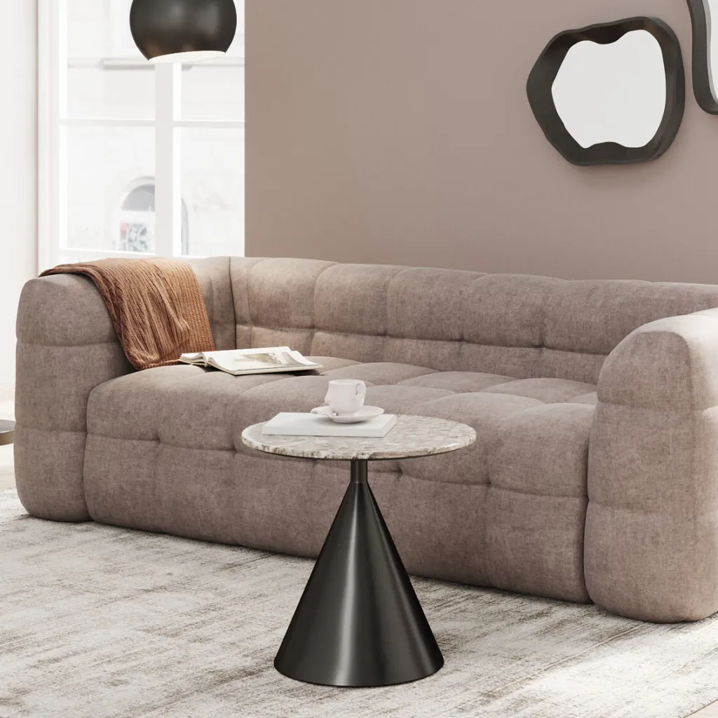 rita_sivupyt_musta_cm_0.webp Sohvapöydät | Olohuone>KARE Design Rita Sivupöytä Musta Ø50cm