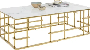 Sohvapöydät>KARE Design Rome Sohvapöytä, Kulta 130x70cm