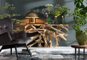 Konsolipöydät Ja Sivupöydät>KARE Design Roots Konsolipöytä 150x40cm