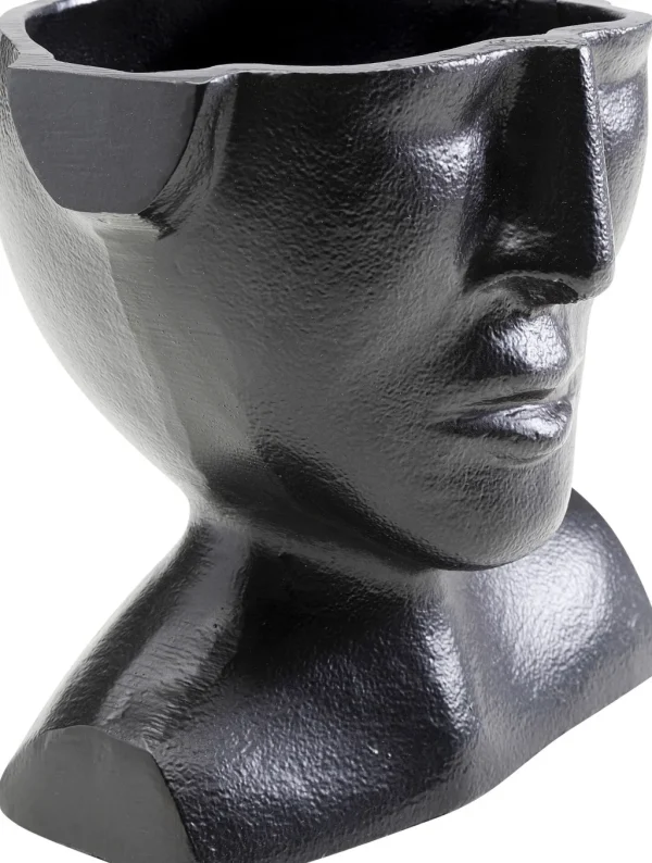 Maljakot | Olohuone>KARE Design Rostro Maljakko Musta 17cm