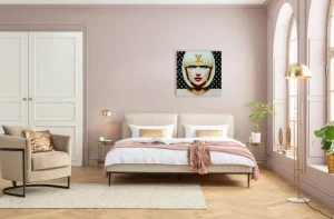 Taulut | Olohuone>KARE Design Runny Eyes Lasitaulu 80x80cm